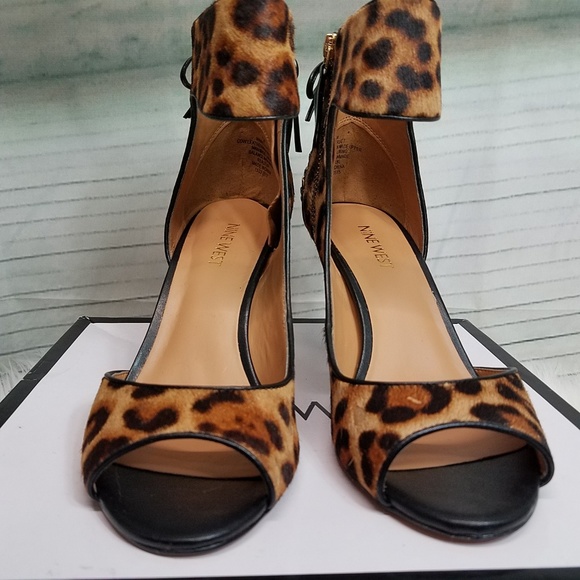 Nine west calf hair heels size 7 1/2 - Picture 7 of 8